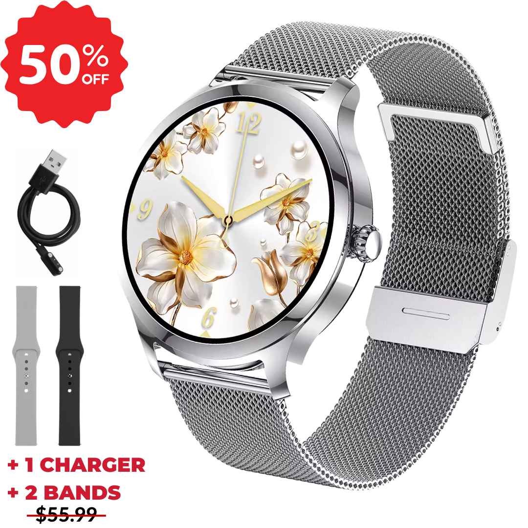 Galaxy™ Smartwatch + Charger + 2 Bands